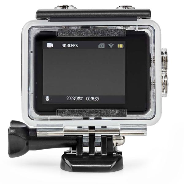 4K Dual-Screen Action Cam: Ultra HD, 30fps, 16MP, Wi-Fi, 30m waterproof & app control. Razor-sharp footage for every adventure