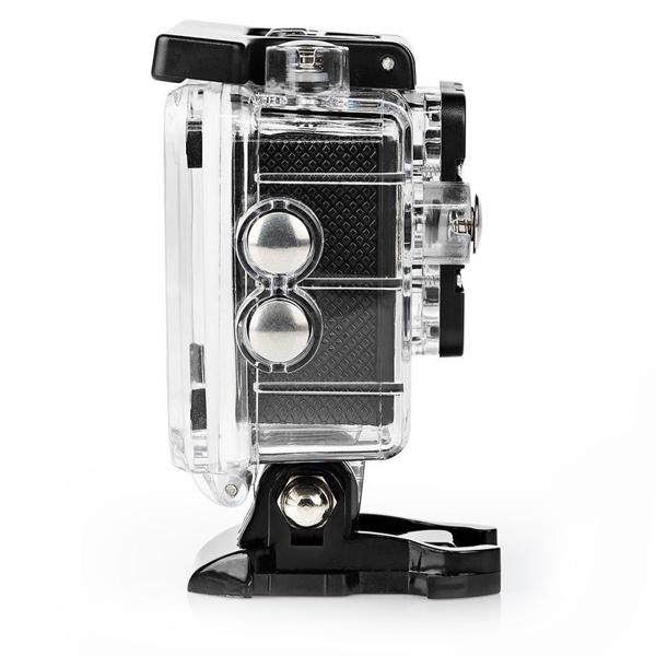 Full HD action cam (1080p, 12MP) with Wi-Fi & app: waterproof up to 30m, black - for outdoor sports, diving and unforgettable moments