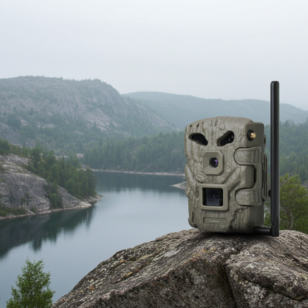 Full-HD-Trail Wildkamera, 4G, 30MP, 1080p, CMOS, IR Nachtsicht, PIR Bewegungssensor, Zeitraffer, IP66, Camera Trap Wireless App