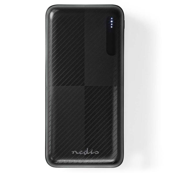 Powerful 20,000 mAh power bank - fast charging function with 18W, LED display - 1x USB-A & 1x USB-C - compact, reliable & ideal for on the go