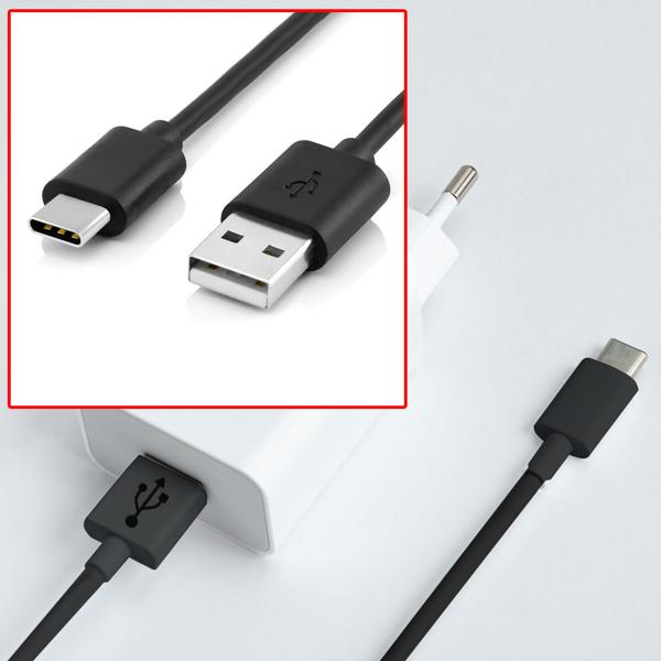 USB-C charging cable, especially for Nintendo Switch, USB 2.0, black, L 2 m
