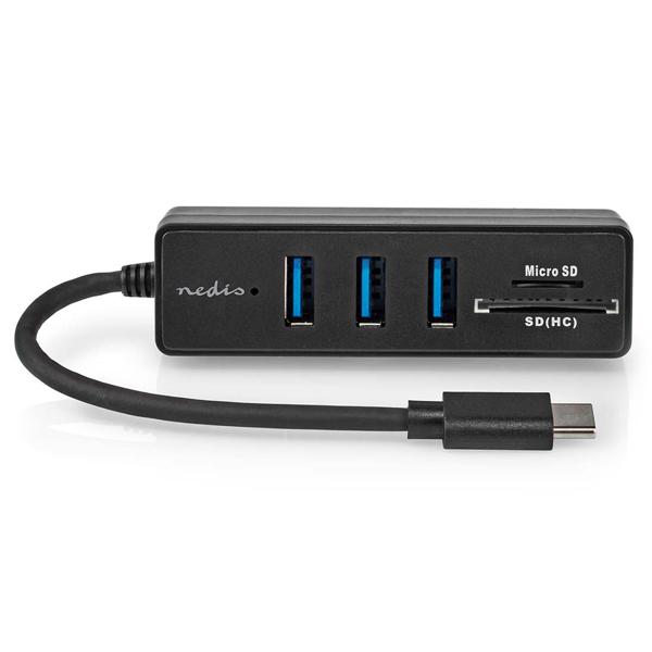 Hub USB-C con USB-A e lettore di schede