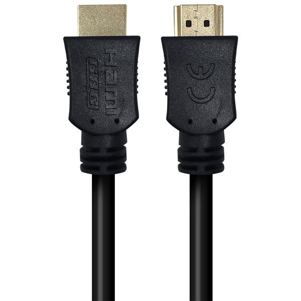 Cavo HDMI Highspeed 1,0 m, 4K 60Hz Ultra HD, conduttore in rame 100%, contatti placcati oro, ARC & Dolby Vision, Ethernet, 18 Gbit/s, diametro 6 mm