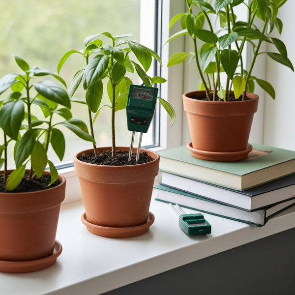 2 testeurs de sol 3-en-1: mesurent l’humidité, le pH et la luminosité – pour trouver l’emplacement idéal à l’épanouissement de vos plantes