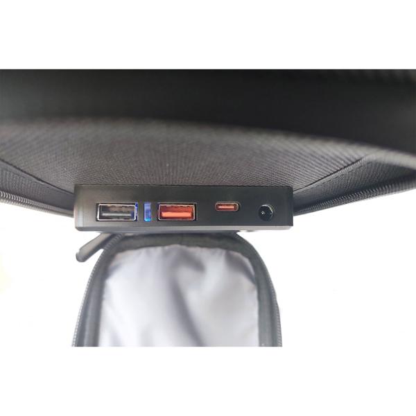 Ingenious solar camping table, foldable, 60W, 2 x USB-A, 1x USB-C, 80.5 x 66.0 cm, IP54, only 4.5 kg