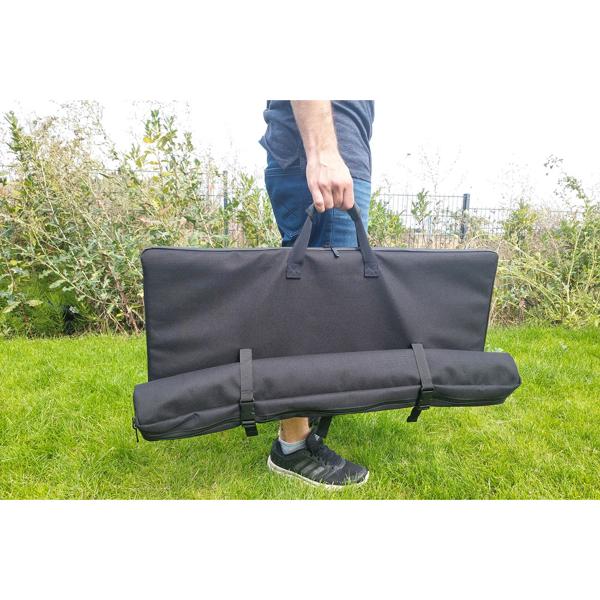 Ingenious solar camping table, foldable, 60W, 2 x USB-A, 1x USB-C, 80.5 x 66.0 cm, IP54, only 4.5 kg
