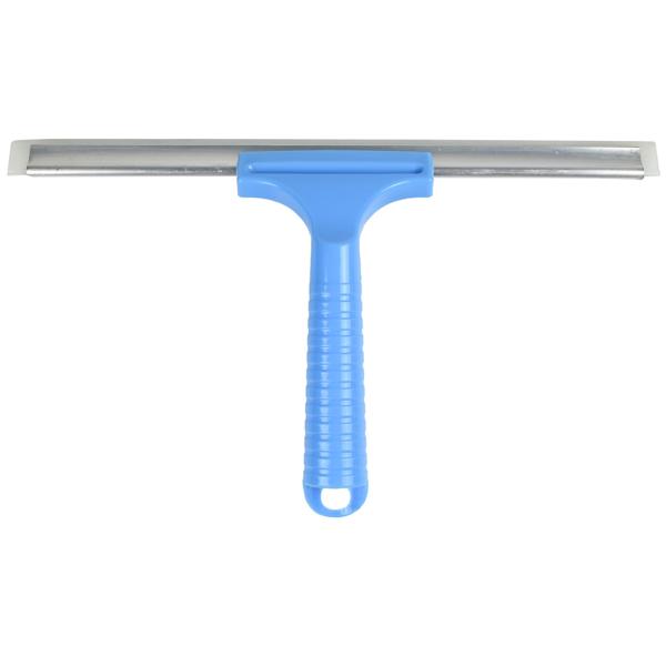 Fenster- und Duschabzieher - Streifenfrei reinigen - 30cm Kunststoffabzieher hellblau- Ergonomischer Griff- Hygienisch & schimmelfrei