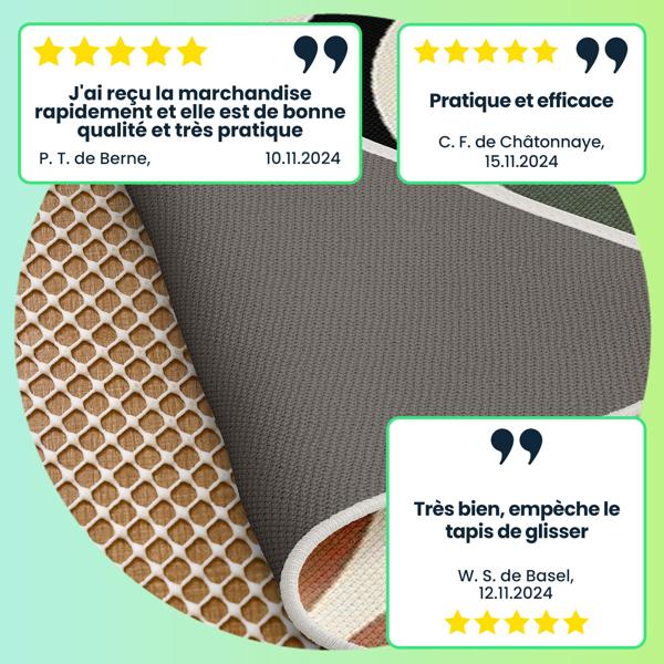 4 sous-tapis antidérapants, redimensionnables, 80 x 200 cm, pour tapis, tiroirs, coffre de voiture, crème