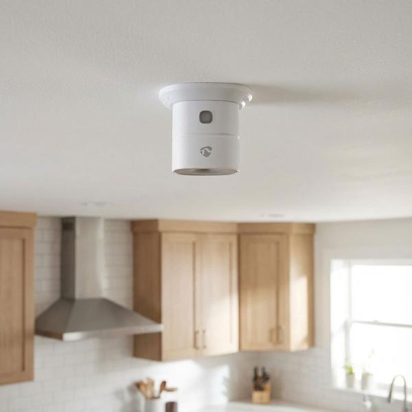 Safety carbon monoxide detector: Zigbee 3.0, app & alarm, 10-year sensor: CO warning system for kitchen, bedroom & motorhome