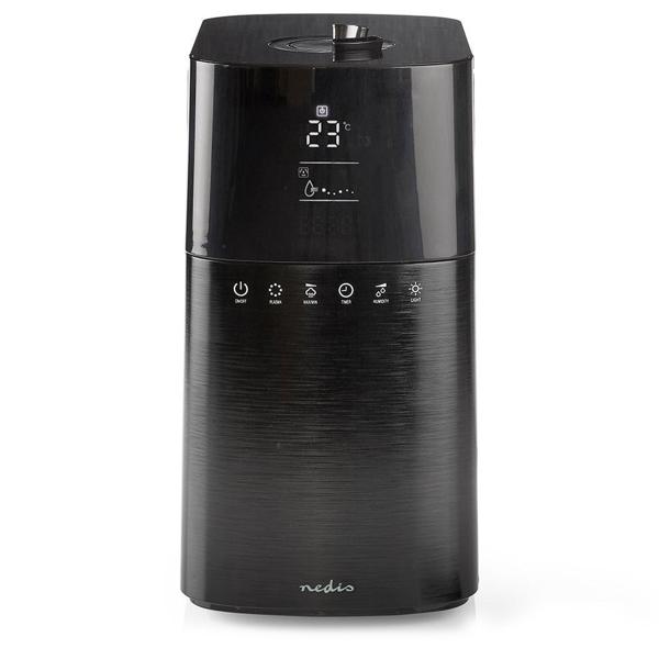 Humidifier with light & fragrance for rooms up to 50 m², 6l, black