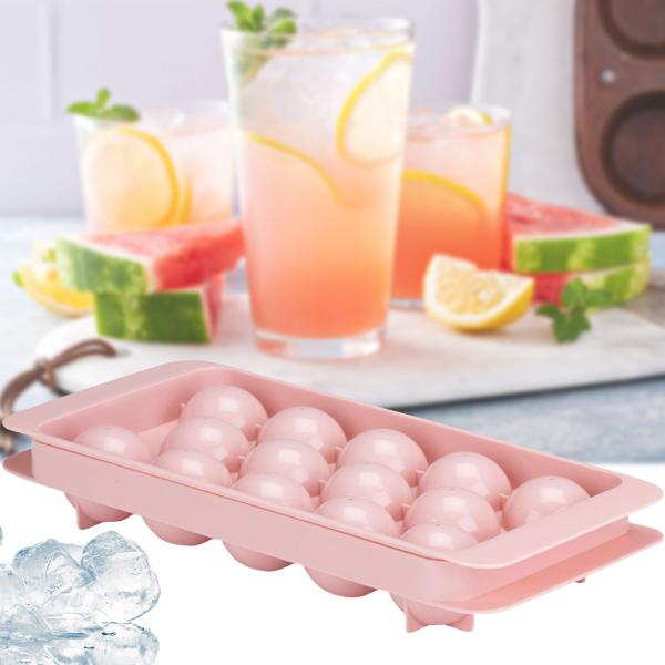 Set of 2 ice ball molds, makes 14 spheres, Ø 3 cm