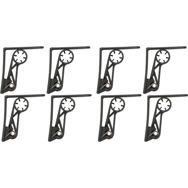 Tischtuchklammern 8er-Set - Sichern Tischdecken effektiv bei Wind & Böen - Robust, rostbeständig, 6x5.3cm - Ideal für Gartenfeste, Hochzeiten & Gastronomie