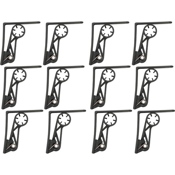 Fermagli per tovaglie, 12 pezzi, 6 x 5,3 cm