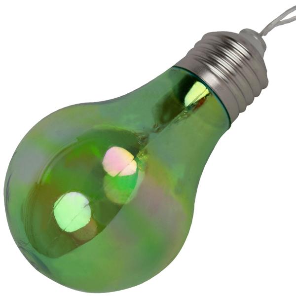 2er-Set Lichterkette mit 10 bunten Lampen, Batteriebetrieb