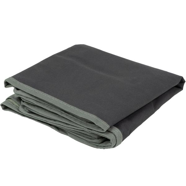 set of 2 underbed drawers with viewing window & handle, 50 x 38 x 20cm, gray