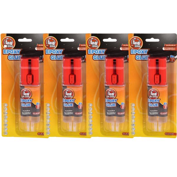 set of 4 epoxy 2-component adhesives, 12ml