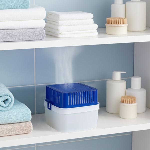 Luftentfeuchter 2er-Set - Ideal für Garagen, Keller, Wohnmobile & Zelte - Schimmel- & Kondensationsschutz - 1,8L Box + 7x 400g Granulat-Beutel