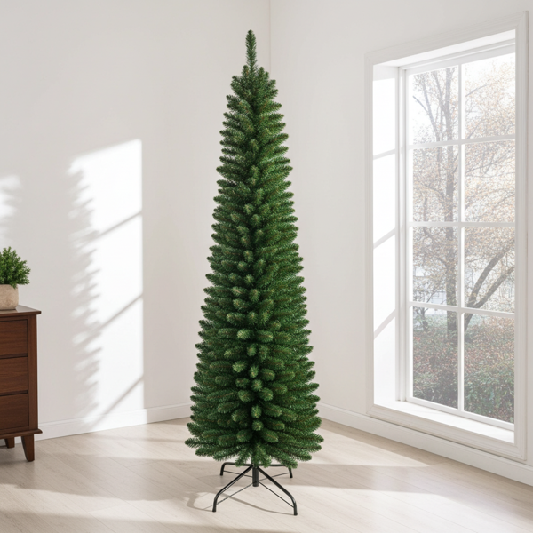 Albero di Natale artificiale, 180 cm, verde scuro