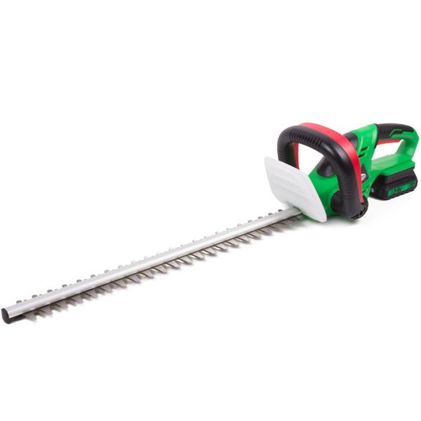 Kraftvolle Akku-Heckenschere, 20V, 2000mA, robuste Klinge aus gehärtetem Stahl und 51 cm Länge, zum Trimmen von Hecken und Sträuchern