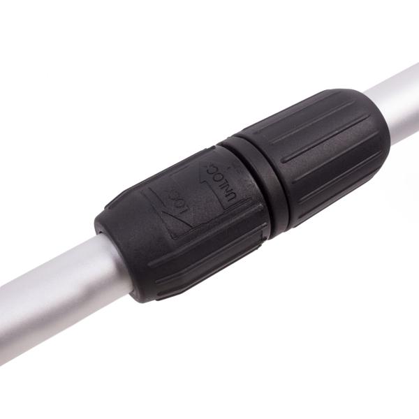 Convenient cordless crevice brush, 20V, 2000mAh, with guide wheel - Cordless, silver-green, effortless cleaning of driveways and patios