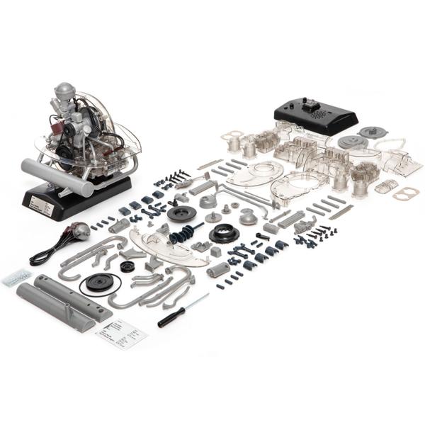 VW Maggiolino motore boxer a 4 cilindri, kit motore in scala 1:4