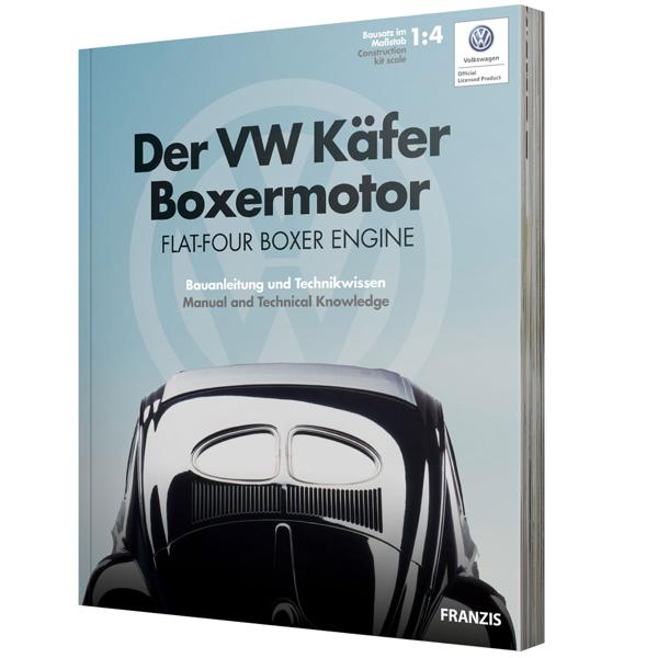 VW Maggiolino motore boxer a 4 cilindri, kit motore in scala 1:4