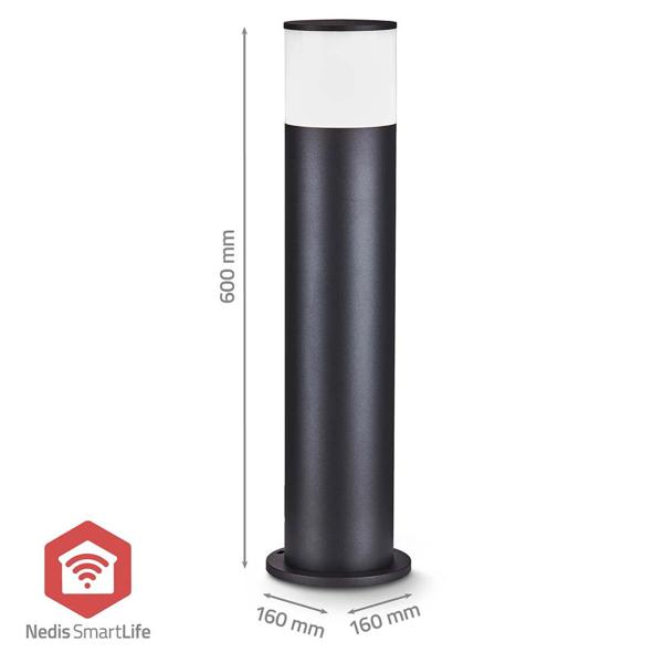 Premium Smartlife garden light H60 cm: ZigBee, RGB, warm white light, app control – robust aluminium path light, 2700 K, IP65 weatherproof
