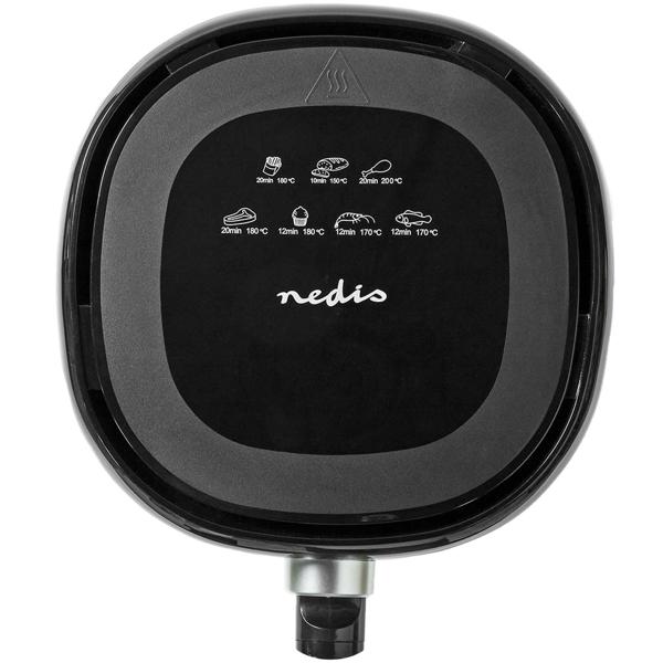 Friggitrice ad aria calda compatta 1500W - capacità 3L, timer e rivestimento antiaderente - frittura sana e a basso contenuto di grassi, preparazione rapida e pulizia facile