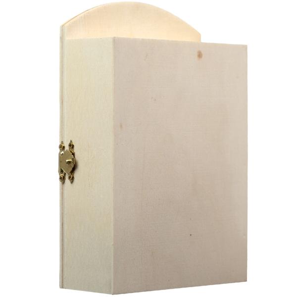 2er-Set Schlüsselkasten mit Tafel - Schlüsselaufbewahrung & Notiztafel für Eingangsbereich - Holzgehäuse, Metallhaken, 2 abwischbare Tafelstifte, 13x5x19cm