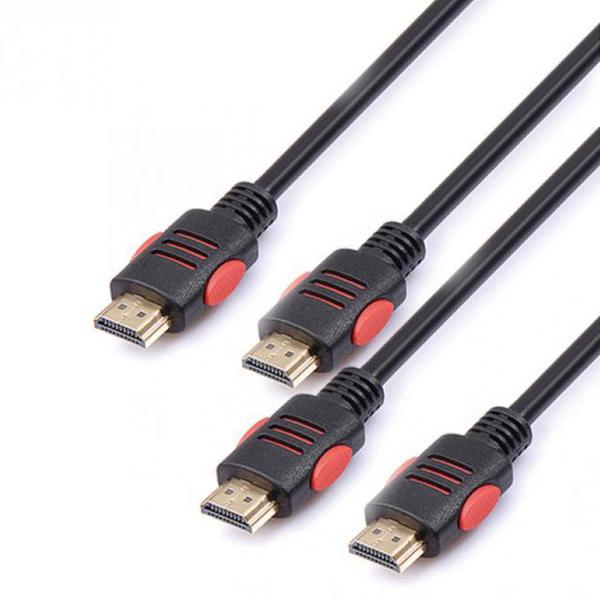 set of 2 HDMI cables Highspeed, Ethernet/HEC, max. 10.2 GBit/s, type A, 8 PCM, Dolby Digital, L 2 m