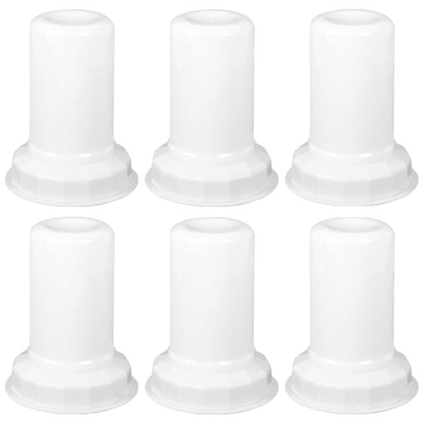 set di 6 luci LED con effetto fiamma per sostituire le candele, Ø 7,5 cm x H 9,5 cm