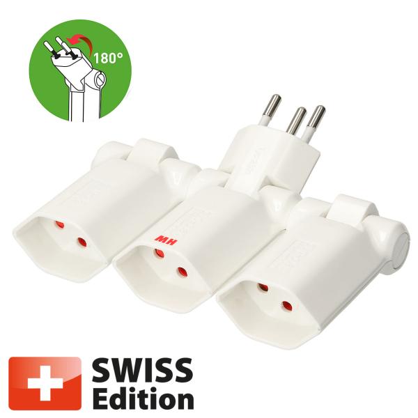 Clip Clap branch plug 3x type 13 white