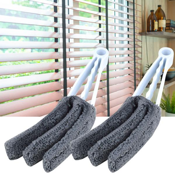 2er-Set Jalousien- und Lamellen-Reiniger - Flexibel, 3 Reinigungsflächen für schnelle & effektive Reinigung von Jalousien & Heizkörpern