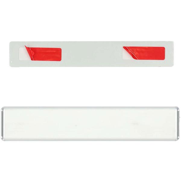 set of 4 practical rechargeable LED light strip with motion sensor, 20.5 cm, aluminum, magnetic strip and adhesive tape, 1100 mAh battery