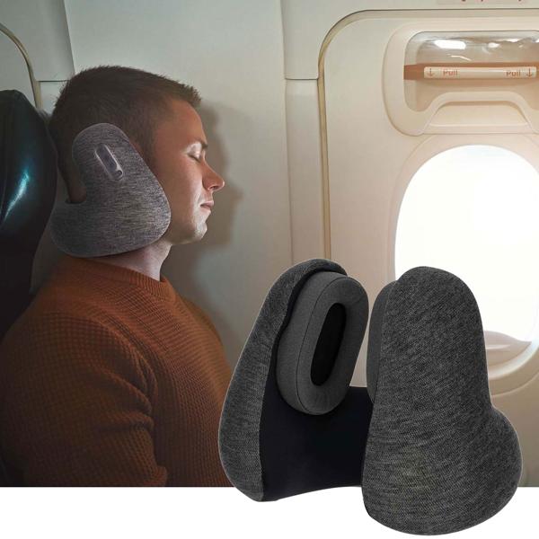 Cuscino da viaggio deluxe: Bluetooth, chiamate in vivavoce, ascolto della musica - puro relax, massimo comfort, un compagno di viaggio ingegnoso