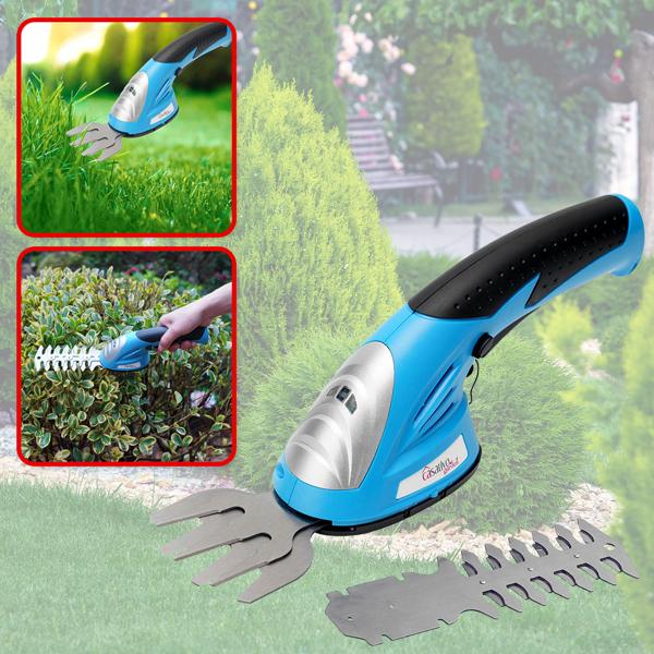 Cisaille sans fil 2-en-1 taille-herbe et sculpte-haie – 1100 tr/min, lames interchangeables, écran batterie, manche ergonomique