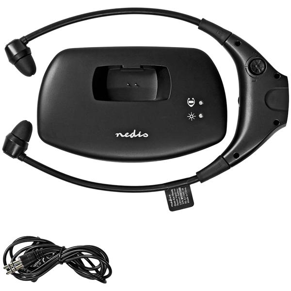 Kabelloser TV-Kinnbügel-Kopfhörer – leicht, ergonomisch & in Schwarz – klarer Sound, komfortabler Sitz & ideal für ungestörten TV Erlebnis