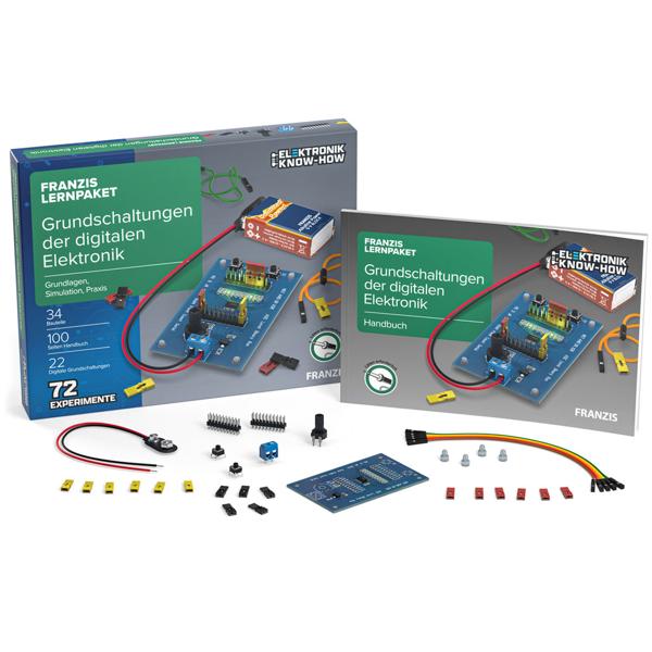Learning Kit Digital Electronics with 72 Experiments, for Beginners and Advanced Users