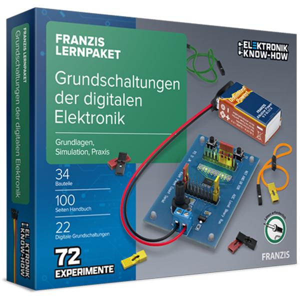 Learning Kit Digital Electronics with 72 Experiments, for Beginners and Advanced Users