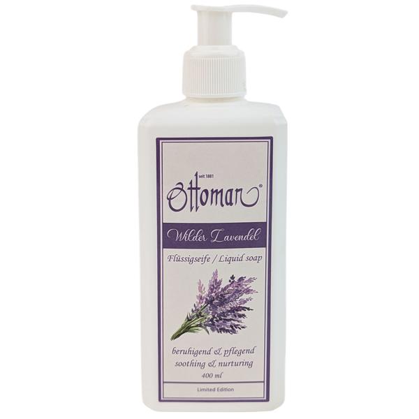 Set de 2 savons liquides à la lavande – soigne et nettoie les mains en douceur – parfum relaxant, idéal avant d’aller se coucher – 400 ml chacun avec extrait de Lavandula Angustifolia