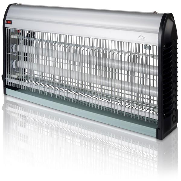Destructeur d‘insectes UV professionnel, 45W, 2 tubes UV : Jusqu‘à 150m², sans produit chimique, pose/dépose, pour des zones sans insectes, puissant et sûr