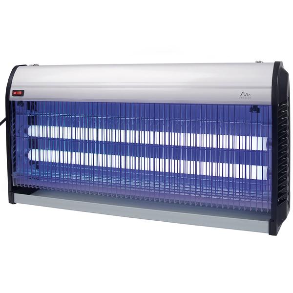 Destructeur d‘insectes UV professionnel, 45W, 2 tubes UV : Jusqu‘à 150m², sans produit chimique, pose/dépose, pour des zones sans insectes, puissant et sûr