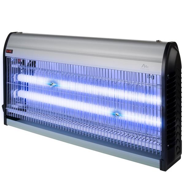 Destructeur d‘insectes UV professionnel, 45W, 2 tubes UV : Jusqu‘à 150m², sans produit chimique, pose/dépose, pour des zones sans insectes, puissant et sûr