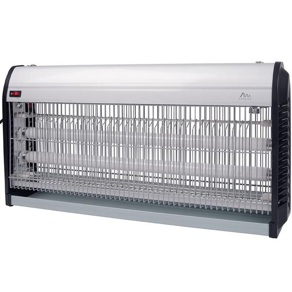 Destructeur d‘insectes UV professionnel, 45W, 2 tubes UV : Jusqu‘à 150m², sans produit chimique, pose/dépose, pour des zones sans insectes, puissant et sûr