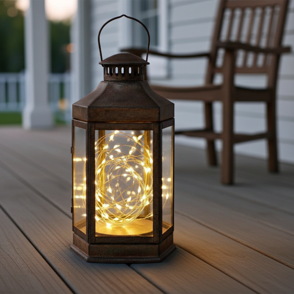 Microfavole a LED da 5 m - 100 LED bianchi caldi, a batteria - per uso interno, flessibili, durevoli e d’atmosfera - ideali per la decorazione