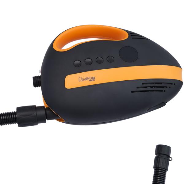 Ultimate battery SUP air pump: 20 PSI, 350 L/min, USB, 12V - Compact, portable high-performance pump for boards