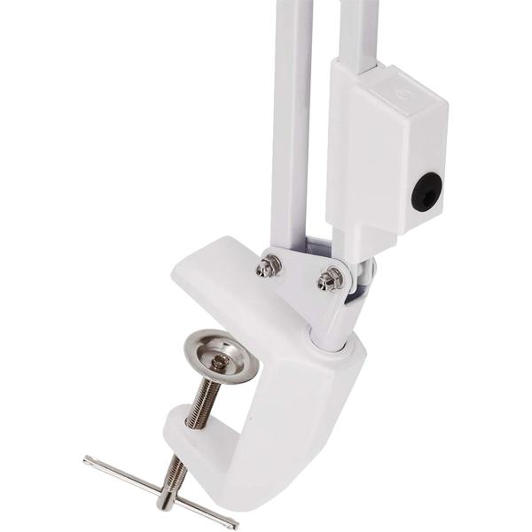 Lampe-loupe LED lumineuse, 700 lumens, grossissement 1,75x, bras articulé – 6 W, 42 LED SMD, blanche, pour lecture, DIY, artisanat et plus encore