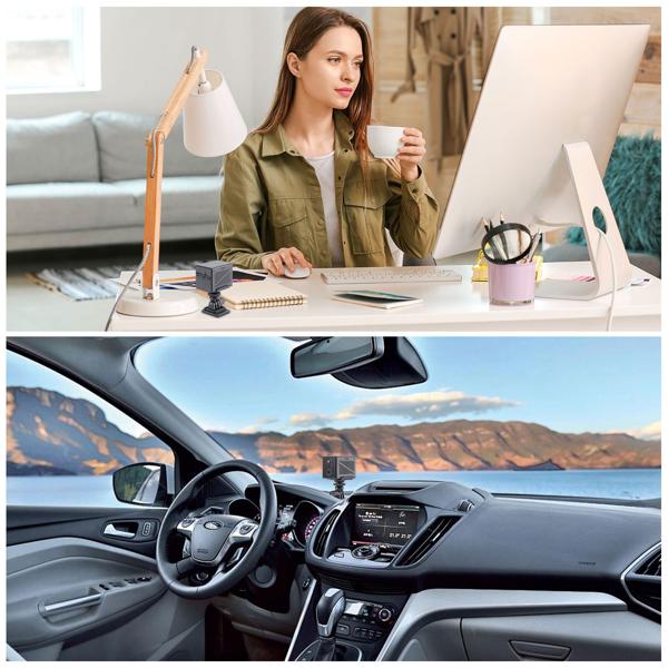 Mobile WLAN mini surveillance camera 2304 x 1296: With remote app access - A smart security system for home, office & travel