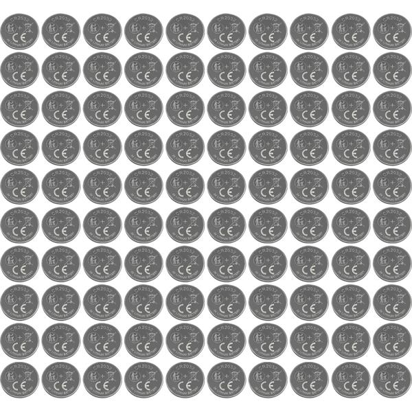 Piles boutons lithium CR2032 de qualité, lot de 100, 3 V: le plein d’énergie pour clés de voiture, montres, objets connectés et plus