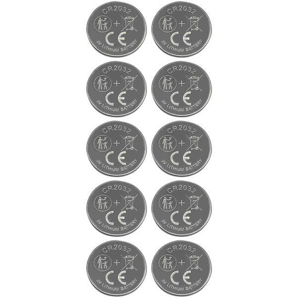 Piles boutons lithium CR2032 de qualité, lot de 100, 3 V: le plein d’énergie pour clés de voiture, montres, objets connectés et plus